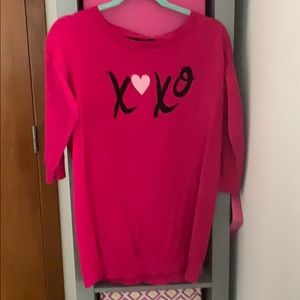 Xoxo valentines sweater